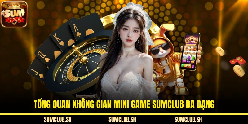 Tổng quan không gian Mini game SUMCLUB đa dạng